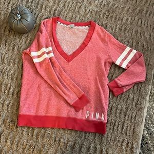 PINK oversized College sweatshirt